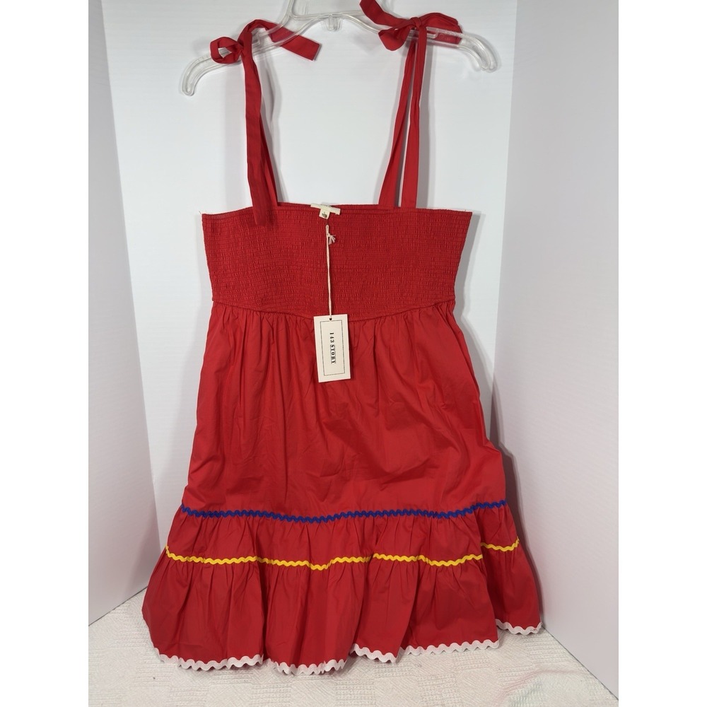 143 Story Women's Red Dress Tie‎ Straps Size Large